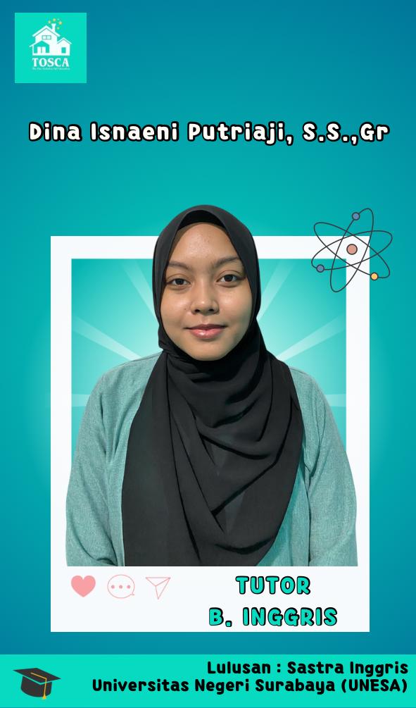 Tutor Profesional Dina Isnaeni Putriaji, S.S.,Gr